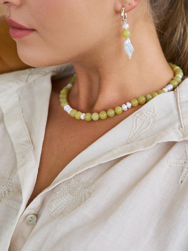 שרשרת סאני ירוקה-eios jewelry